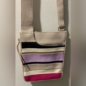 Radley London striped crossbody